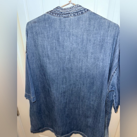 Liverpool Denim Kimono Jacket  inside Graphic Design - Picture 11 of 11